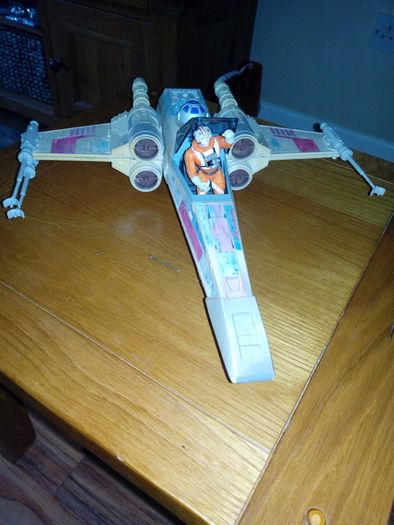 Star Wars Millennium Falcon (1995) and X-Wing (1995)