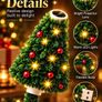 Christmas Tree Projector Night Light 6 Scenes 2 Pack Image 2