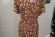 bnwt leopard print dress