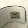 Vintage 1960s M Aichberger Vienna Enamel Napkin Ring Image 4