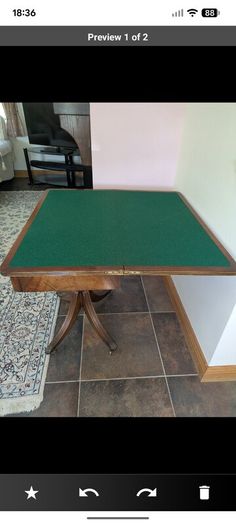Antique Card Table