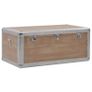 Storage Box Solid Fir Wood 91x52x40 cm Brown Image 5