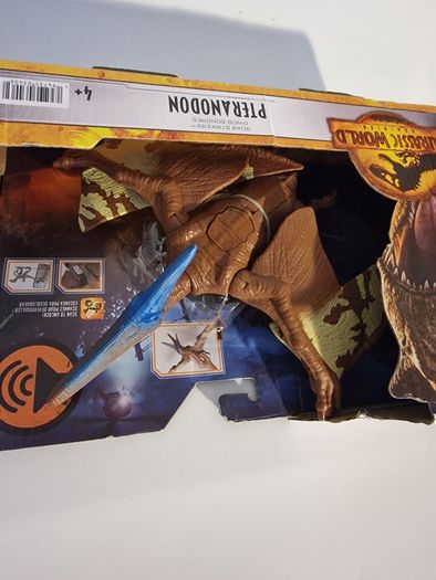 Jurassic World Dominion Roar Strikers Pteranodon - New (Damaged Box) Mattel HGP78