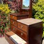 Antique Mahogany Vanity Chest Image 2