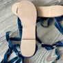 Women's sandals flat summer shoes knee high lace up Image 3