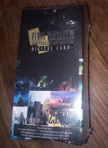 Final Fantasy 7 anniversary trading cards