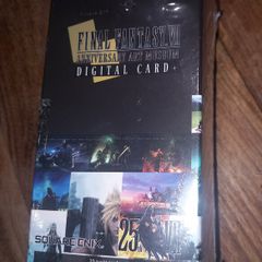 Final Fantasy 7 anniversary trading cards