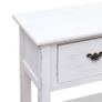 Sideboard Antique White 115x30x76 cm Wood Image 6