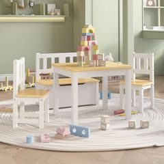 4 Piece Children Table and Chair Set