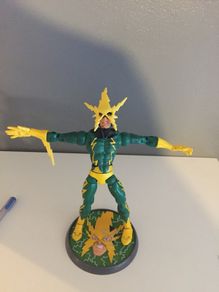 Electro action figure vintage retro toy from Spiderman vs. Sinister six (Marvel)
