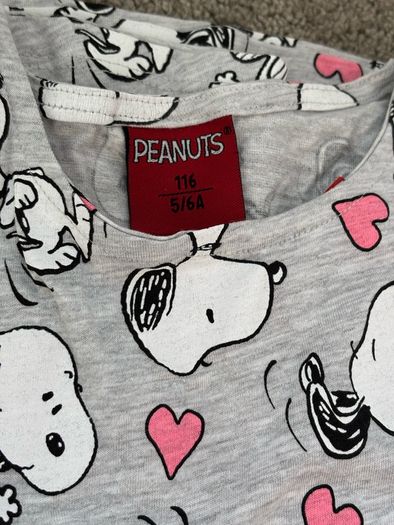 New girl dress 5/6years old 116cm peanuts