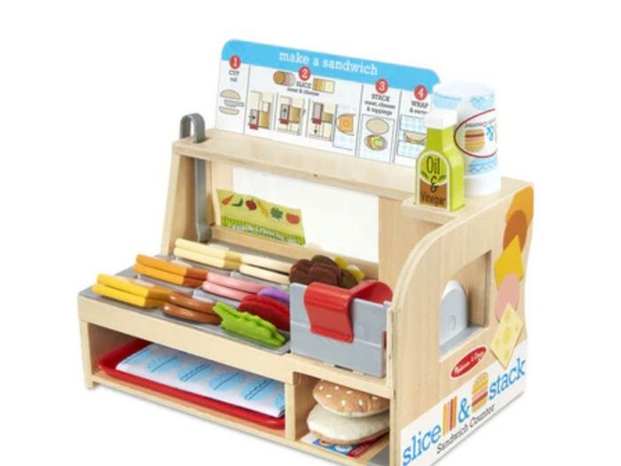 Wooden Toy Sandwich counter