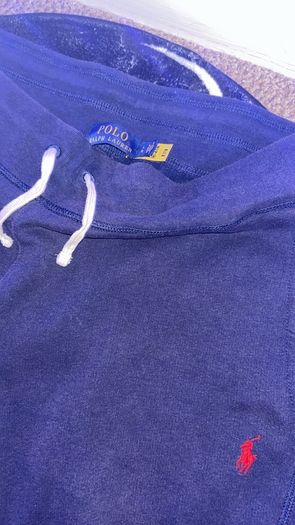 Polo Ralph Lauren Traveler Fleece Shorts Large Navy&Red Badge