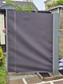garden awning privacy wall. Double.5m