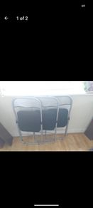Set of 3 folding chairs