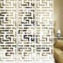 NEW 12Pc/set White Room Divider Screens, Wood-Plastic Hanging Screen Folding Privacy Room Divider Panels, DIY Home Partition Decor 29x29cm Image 10