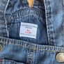 Polarn O Pyret Baby 56 cm denim dungarees up to 3 minths Image 2