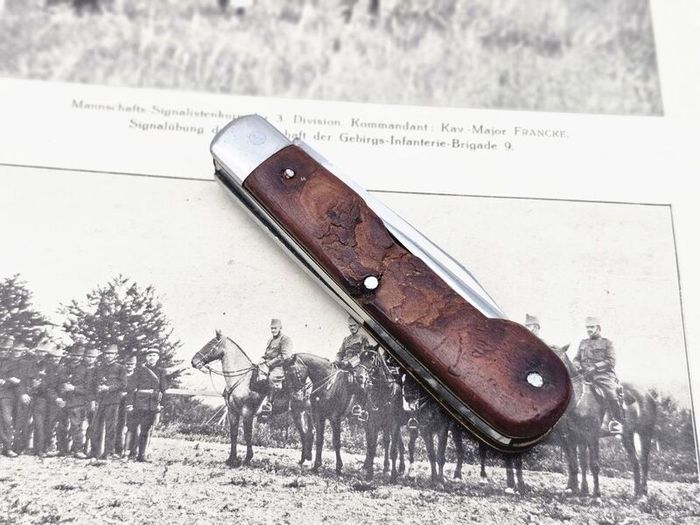 1920s Wenger Delemont 1908 Model Swiss Army Knife for Parts or Repair Restoration project