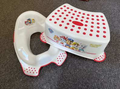 Paw patrol toilet seat and stool