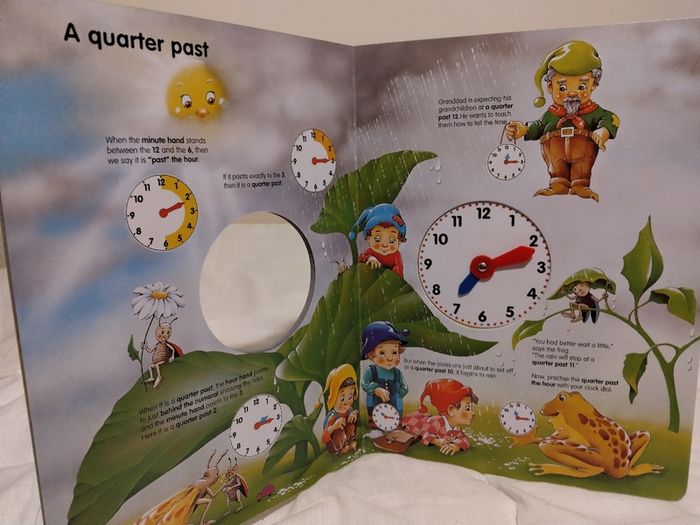 Learning To Tell The Time Hardback Board Book