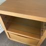 Solid Oak side table - stand Image 5