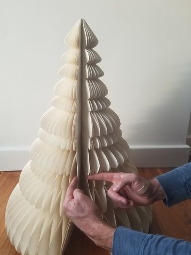 Large paper Christmas tree, Arket, 71cm high