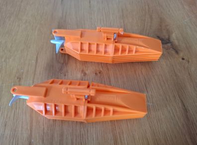 Lego Electric, Motor with Boat Propeller and Rudder 19 x 4 x 4, 2-Blade Propeller
