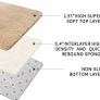 Lemon Rugs Living Room 120x160cm, Beige Area Rugs for Bedroom, Washable Anti Slip Extra Large Shaggy Soft Rug Fluffy Modern Floor Carpets Mat Beside Carpet for Kids Living Room Image 3