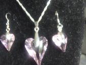 Swarovski Element Pendant and Earrings