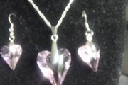 Swarovski Element Pendant and Earrings