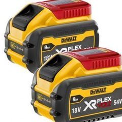 DeWalt DCB547X2 Twin Pack 54V 9.0Ah Li-Ion Battery