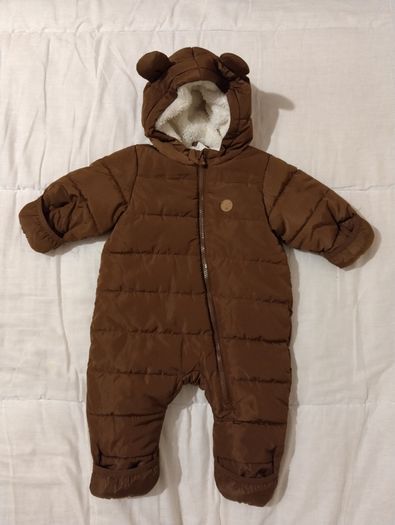 H&m All In One Warm Fleece lined Waterproof Pramsuit SnowSuit