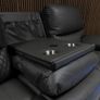 3 Seater Rita Plus Electric Leather Recliner Sofa Image 4
