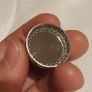 Vintage Silver Pill Box with Little Mirror Added Inside Image 7