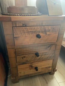 2 solid wood lockers