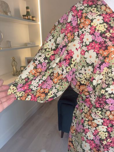 Ladies Multi Coloured Faux Wrap Dress from F&F