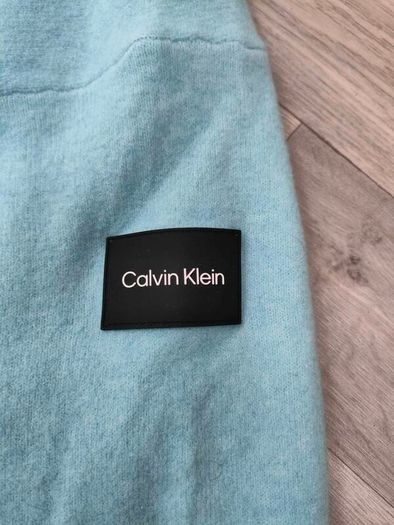 CK Calvin Klein Half Zip/Button Wool Blend Jumper Mens XL