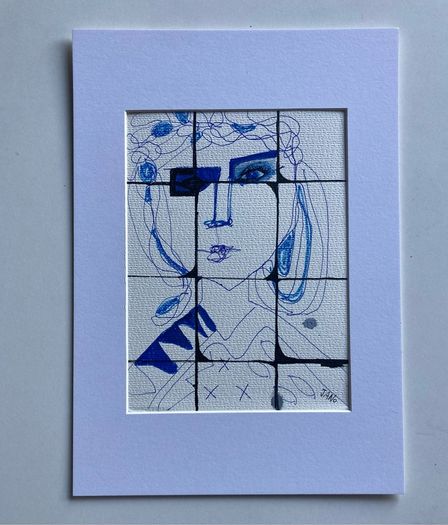 Original Art  Interior Design Art Crittall contemporary Irish Art abstract painting