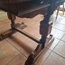 extendable sold wood dining table Image 6