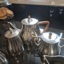 Description full set mid century/moden art deco teaset. Image 2