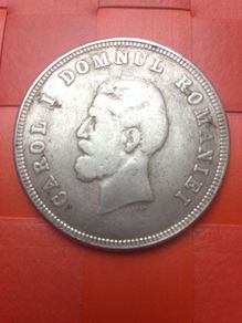 Rare 5 Lei 1880
