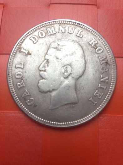 Rare 5 Lei 1880