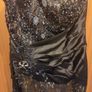 Dynasty London boutique label debs/evening gown black lace and sequin free postage Image 3
