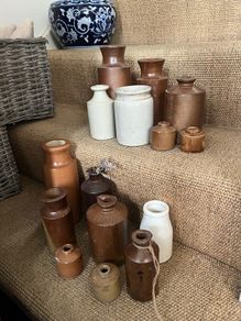vintage ink bottles