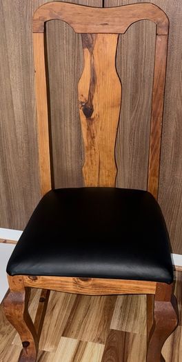 vintage solid wooden chairs