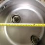 Premium Stainless Steel round sink & drainer Image 4