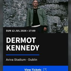 Dermot Kennedy July 12th