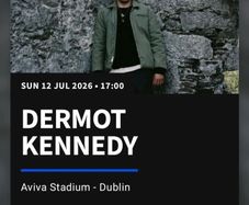 Dermot Kennedy Sunday July 12th