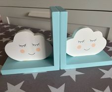 Cloud Book ends and cloud lights