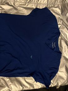 Armani Eagle Stretch Cotton V-Neck T-Shirt, Marine, SIZE XL BRAND NEW white tag